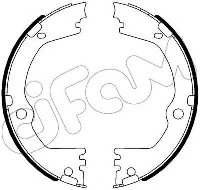 Комплект тормозных колодок, стояночная тормозная система CIFAM купить