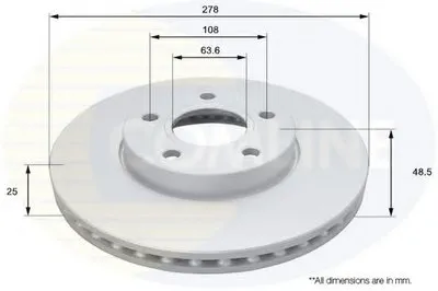 Тормозной диск COMLINE купить