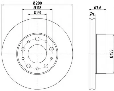 Тормозной диск MINTEX купить