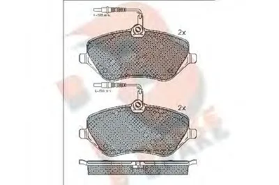 Комплект тормозных колодок, дисковый тормоз R BRAKE купить
