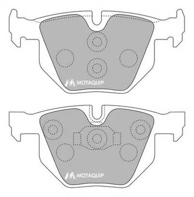 Комплект тормозных колодок, дисковый тормоз MOTAQUIP купить