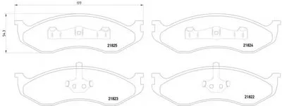 Комплект тормозных колодок, дисковый тормоз HELLA купить