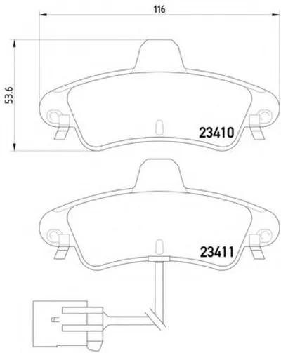 Комплект тормозных колодок, дисковый тормоз HELLA купить