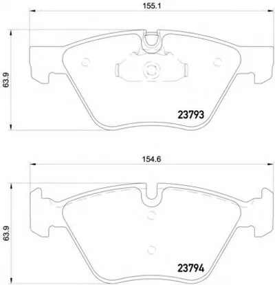Комплект тормозных колодок, дисковый тормоз HELLA купить