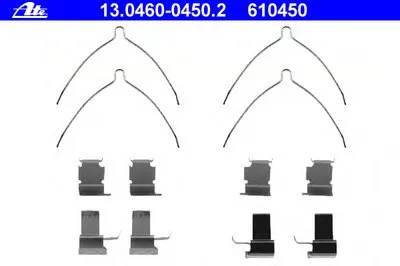 Комплектующие, колодки дискового тормоза ATE купить