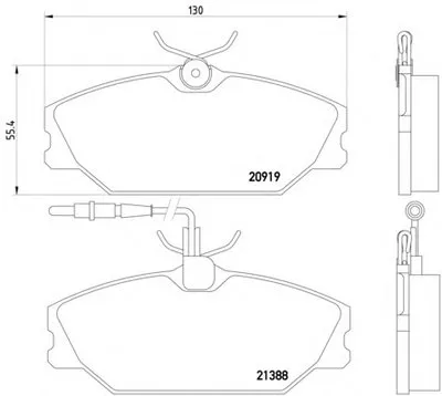 Комплект тормозных колодок, дисковый тормоз HELLA PAGID купить