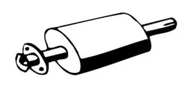 Средний глушитель выхлопных газов WALKER купить