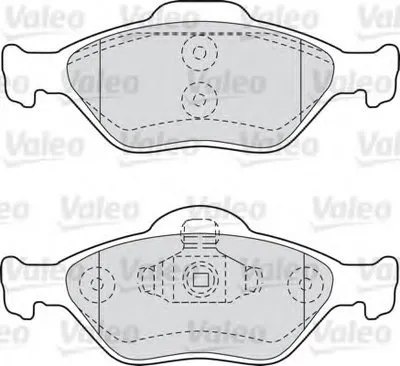 Комплект тормозных колодок, дисковый тормоз VALEO купить