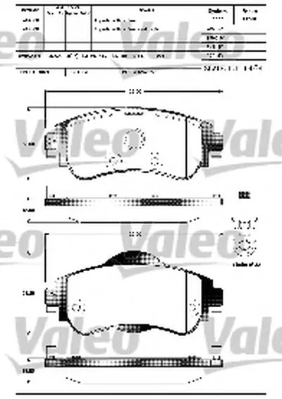 Комплект тормозных колодок, дисковый тормоз VALEO купить
