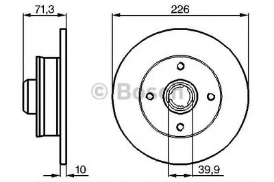 Тормозной диск BOSCH купить