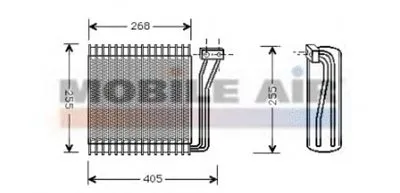 Испаритель, кондиционер VAN WEZEL купить