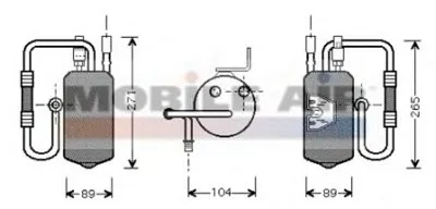 Осушитель, кондиционер VAN WEZEL купить
