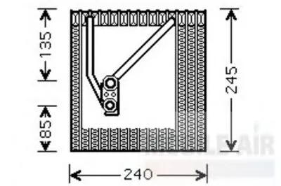 Испаритель, кондиционер VAN WEZEL купить