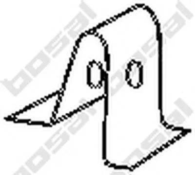 Кронштейн, система выпуска ОГ BOSAL купить