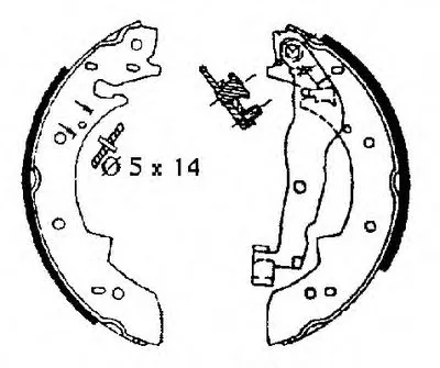 Комплект тормозных колодок FTE купить