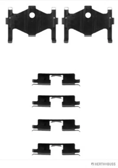 Комплектующие, колодки дискового тормоза HERTH+BUSS JAKOPARTS купить