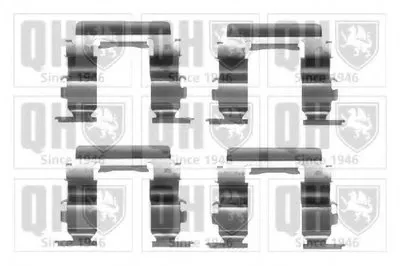 Комплектующие, колодки дискового тормоза QUINTON HAZELL купить