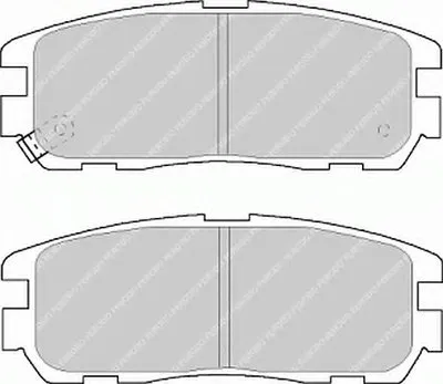 Комплект тормозных колодок, дисковый тормоз PREMIER FERODO купить