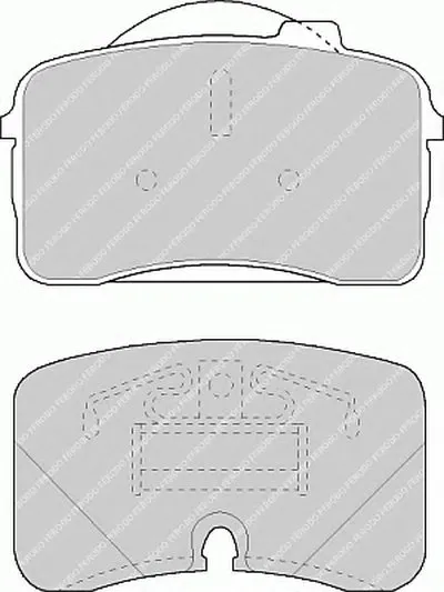 Комплект тормозных колодок, дисковый тормоз PREMIER FERODO купить