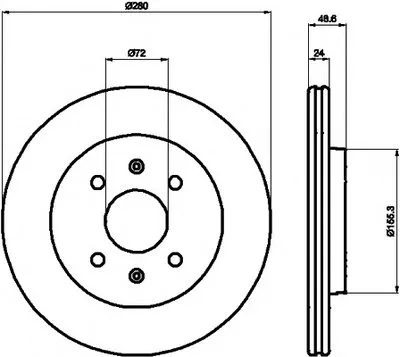 Тормозной диск MINTEX купить