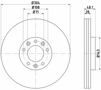 Тормозной диск MINTEX купить