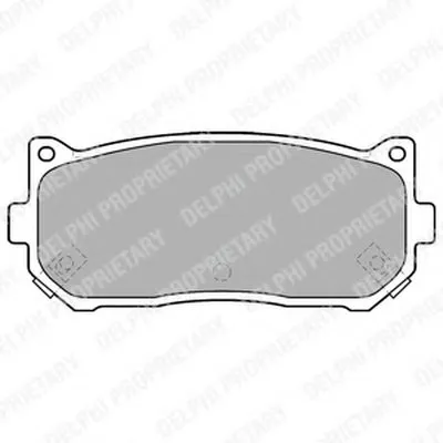 Комплект тормозных колодок, дисковый тормоз DELPHI купить