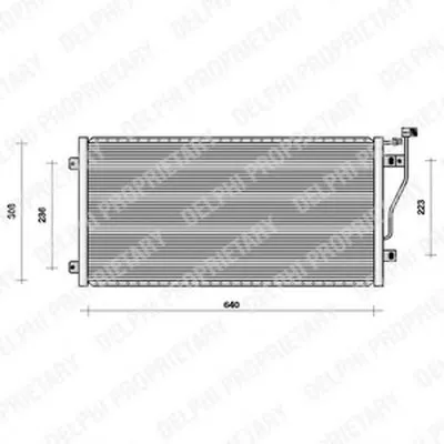 Конденсатор, кондиционер DELPHI купить