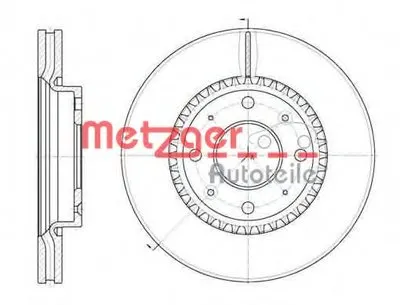Тормозной диск REMSA METZGER купить