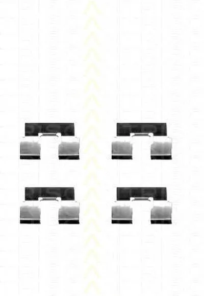 Комплектующие, колодки дискового тормоза TRISCAN купить