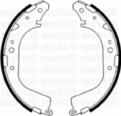 Комплект тормозных колодок METELLI купить