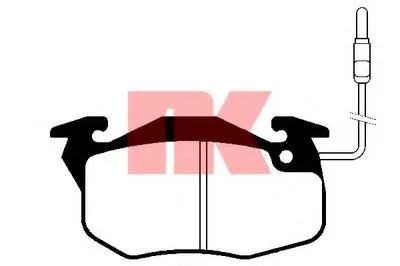 Комплект тормозных колодок, дисковый тормоз NK купить