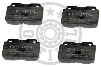 Комплект тормозных колодок, дисковый тормоз OPTIMAL купить