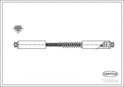 Тормозной шланг CORTECO купить