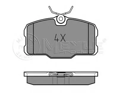 Комплект тормозных колодок, дисковый тормоз