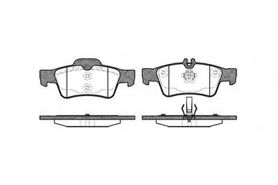 Комплект тормозных колодок, дисковый тормоз WOKING купить
