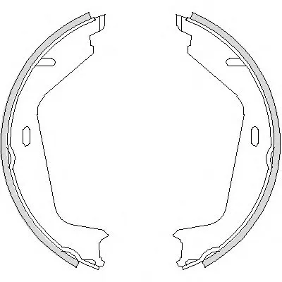 Комплект тормозных колодок, стояночная тормозная система REMSA купить