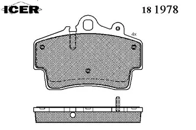Комплект тормозных колодок, дисковый тормоз ICER купить