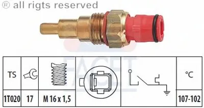Термовыключатель, вентилятор радиатора FACET купить