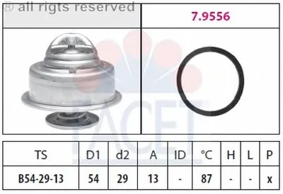 Термостат, охлаждающая жидкость FACET купить