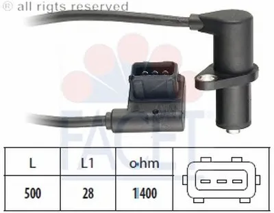 Датчик, положение распределительного вала FACET купить