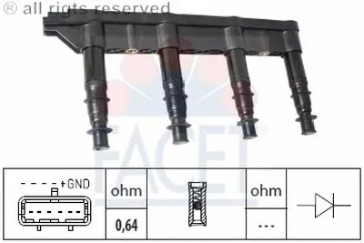 Катушка зажигания FACET купить