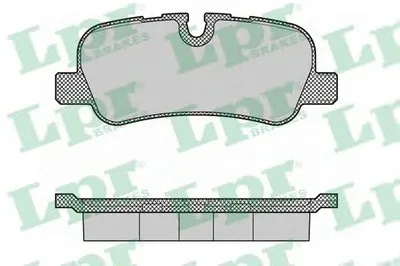 Комплект тормозных колодок, дисковый тормоз LPR купить