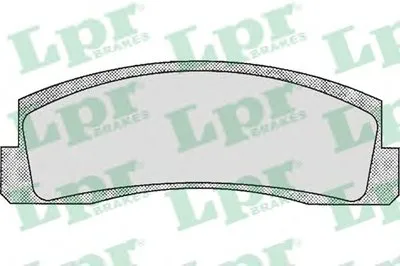 Комплект тормозных колодок, дисковый тормоз LPR купить