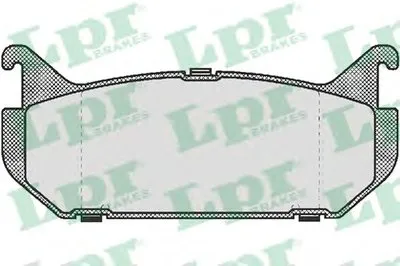 Комплект тормозных колодок, дисковый тормоз LPR купить