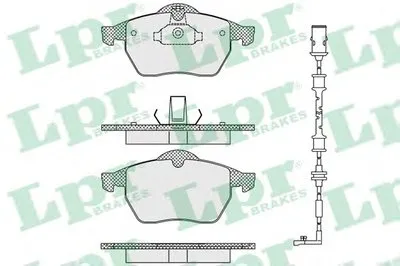 Комплект тормозных колодок, дисковый тормоз LPR купить