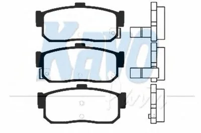 Комплект тормозных колодок, дисковый тормоз MK KASHIYAMA KAVO PARTS купить