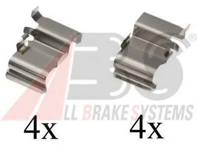 Комплектующие, колодки дискового тормоза A.B.S. купить