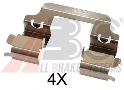 Комплектующие, колодки дискового тормоза A.B.S. купить