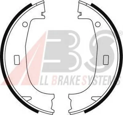 Комплект тормозных колодок, стояночная тормозная система A.B.S. купить