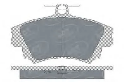 Комплект тормозных колодок, дисковый тормоз SCT Germany купить